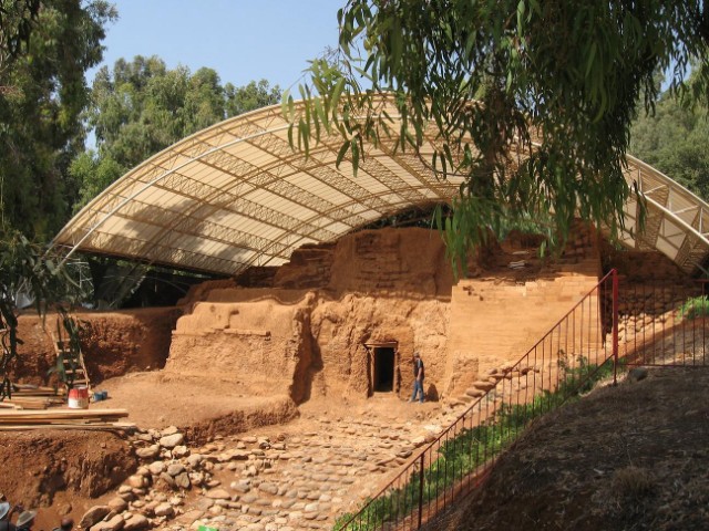 השער הכנעני(צילם:זאב מרגלית) knaan_gate